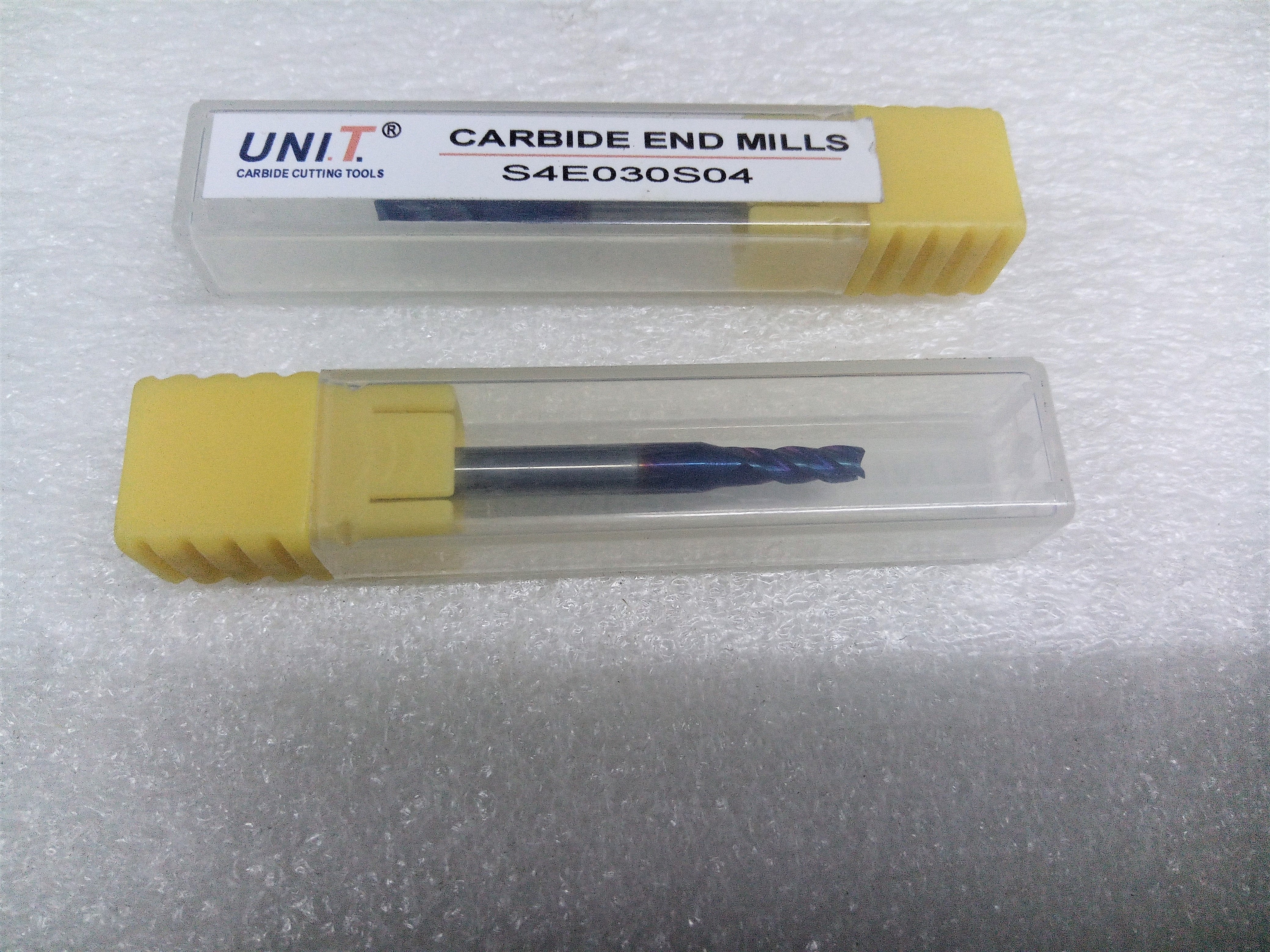 END MILL; SOLID CARBIDE; D1=3mm, SD=4, O.A.L=50, Z= 4 flutes