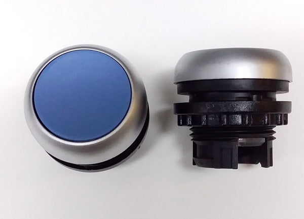 PUSH-BUTTON; 22.5mm; BLUE; SPRING RELEASE; P/N:M22-D-B; MOELLER
