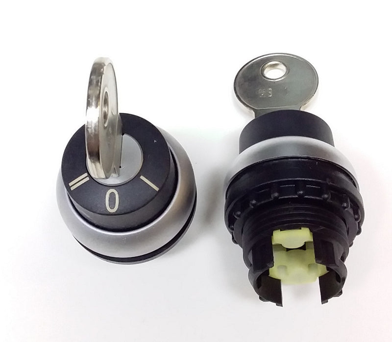 KEY-OPERATED SELECTOR SWITCH ACTUATOR; P/N:M22-WRS3; MOELLER