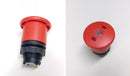 PUSH-BUTTON; 22mm; ILLUMINATED; E-STOP; LATCH; P/N:ZB5AH013; SCHNEIDER