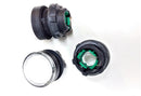 PUSH-BUTTON; 22mm; ILLUMINATED; WHITE; SPRING RETURN; P/N:ZB5AH013; SCHNEIDER