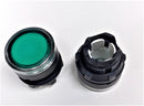 PUSH-BUTTON; 22mm; ILLUMINATED; GREEN; SPRING RETURN; P/N:ZB5AW33; SCHNEIDER