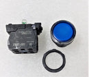 PUSH-BUTTON; 24V 1NO/1NC; BLUE; SPRING RETURN; P/N:XB5AW36B5; SCHNEIDER