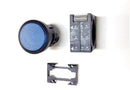 ILUMINATED PUSH-BUTTON; 22mm BLUE; P/N:3SB3001-0AA51; SIEMENS
