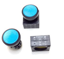 PUSH BUTTON; WITH FLAT BLUE; P/N:3SB30000AA51; SIEMENS