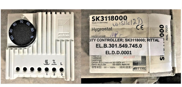 HUMIDITY CONTROLLER; P/N:SK3118000; RITTAL
