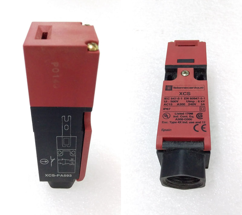 SAFETY SWITCH; 1NC 1NO; P/N:XCSPA593; TELEMECANIQUE