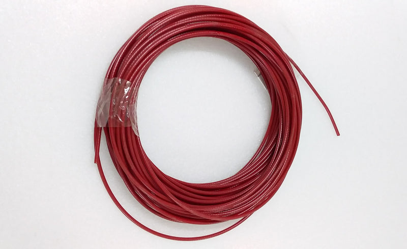 PULL ROPE; 5mm READ PVC COATED