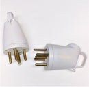POWER PLUG; 3P+N+E; 32A; IP44; GREY; P/N:55857; LEGRAND