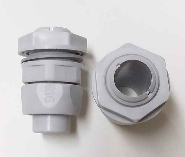 CABLE GLAND; PG13.5 SPIRAL CONDUIT 16mm; GREY; P/N:DX54416; GEWISS