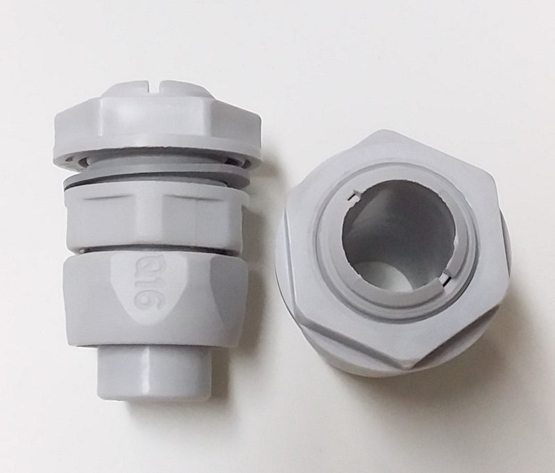 CABLE GLAND; PG13.5 SPIRAL CONDUIT 16mm; GREY; P/N:DX54416; GEWISS