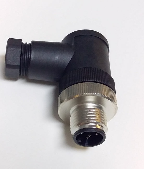 CONNECTOR; 5PINS; M12 MALE; ANGLED; P/N:99-0437-24-05; BINDER