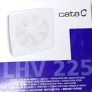 FAN; WALL MOUNT; 950 m³/h, 225 mm, 45 W; P/N: LHV-225; CATA
