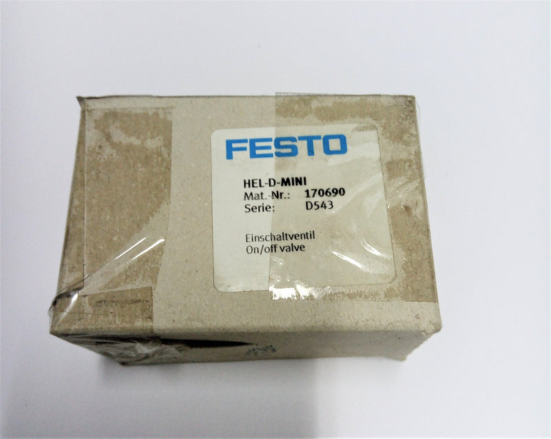 ON-OFF VALVE; HEL-D-MINI; P/N:170690; FESTO