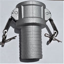 COUPLER HOSE SHANK; SIZE: 2"; ALUMINUM