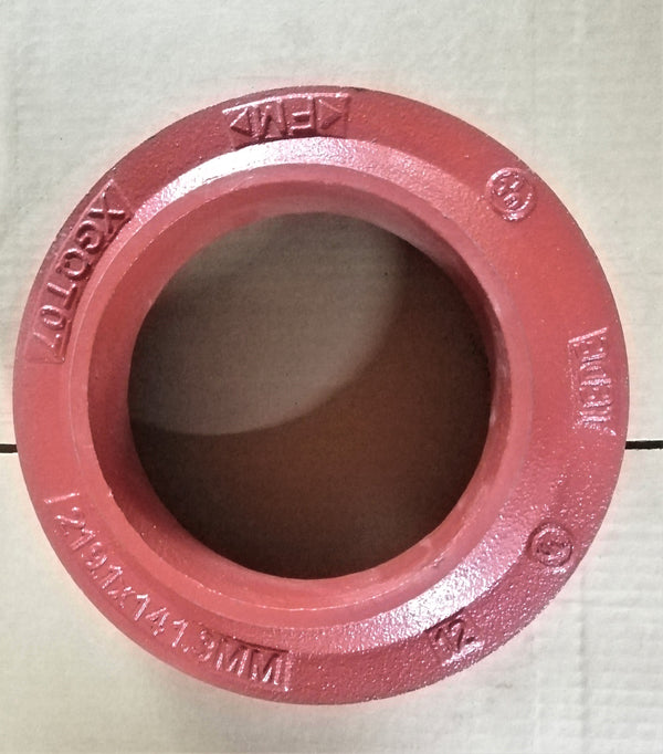 GROOVED REDUCER; 8"x5"; PRESSURE: 300PSI; COLOR: RAL3000 RED PAINT; UL/FM APPROVED