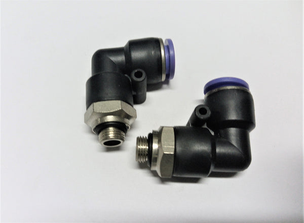 PUSH IN L FITTING; PL-10-G01; OD 10mm, G 1/8 thread; PNEUMISSION