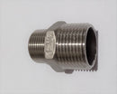 METAL THREADED REDUCING NIPPLE; 1"x3/4"; STAINLESS STEEL
