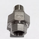 METAL THREADED CONICAL UNION MALE-FEMALE; 1/2"; STAINLESS STEEL