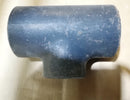 METAL WELD REDUCING TEE; 4" x 3" x 4"; SCHEDULE 40; BLACK STEEL