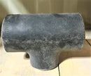 METAL WELDED REDUCING TEE; 3" x 2.1/2" x 3"; SCHEDULE 40; BLACK STEEL