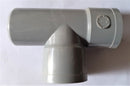 PLASTIC TEE F; PLAIN; 2"; PVC