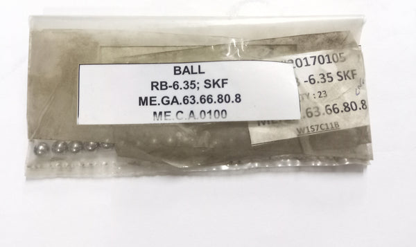 BALL; RB-6.35; SKF