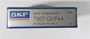 ANGULAR CONTACT BALL BEARING; 7007 CD/P4A; SKF