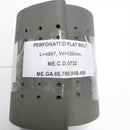 PERFORATED FLAT BELT; PU20/1+SI; SIZE: L=4997mm, W=120mm, 1841 HOLES D=4mm; DWG