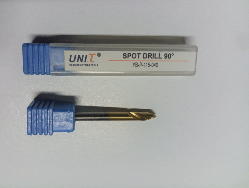 SPOT DRILL; D1=4mm, A=90 Deg; SD=4; YB-P-115-040; YABANG