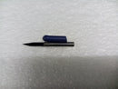 ENGRAVING TOOL BIT; D= 0.2mm, SD=1/8"; A=45 DEGREE; 55HRC; CARBIDE