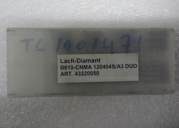 CARBIDE INSERT; TURNING; B610-CNMA 120404S/A3 DUO; LACH DIAMANT
