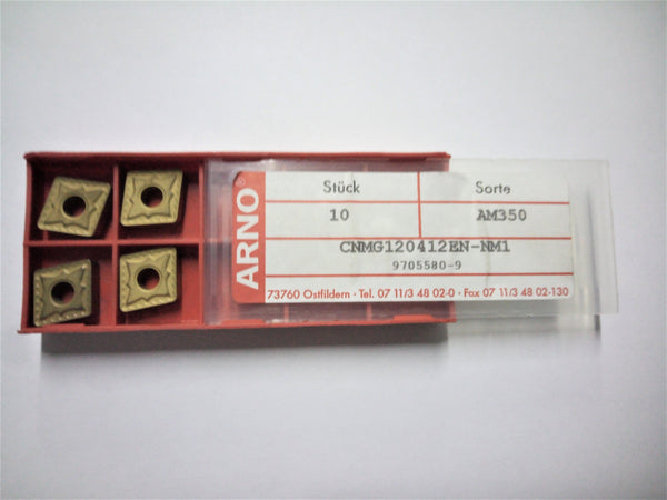 CARBIDE INSERT; TURNING; CNMG 120412EN-NM1 AM350; ARNO