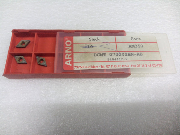 CARBIDE INSERT; TURNING; DCMT 070202EN-AB AM350; ARNO