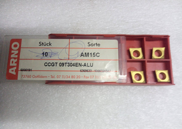 CARBIDE INSERT; DRILLING; CCGT 09T304EN-ALU AM15C; ARNO