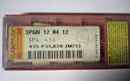 CARBIDE INSERT; TURNING; SPGN 120412 435; SANDVIK