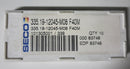 CARBIDE INSERT; SLITTING; 335.19-12045-M08 F40M; SECO TOOLS
