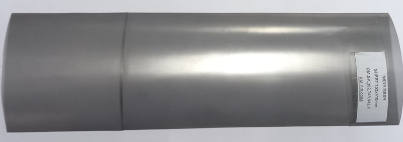 MICRO PERFORATED SHEET; 153x410mm; INOX-ST. STEEL; th=0.18-0.22; HOLES DIA.= 0.28-0.32