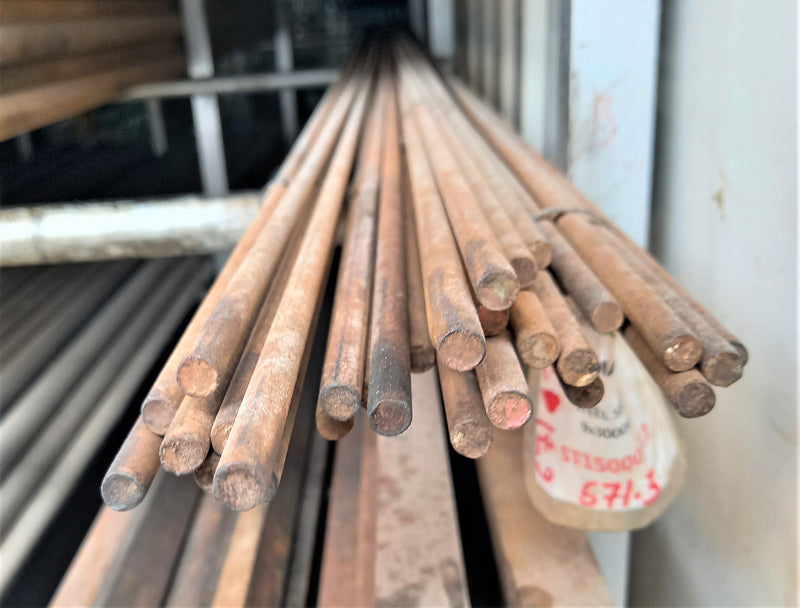 STEEL ROUND BAR; D=9mm, L=3000mm